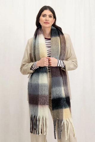 Circle of Trust | Jasmin Scarf in Port