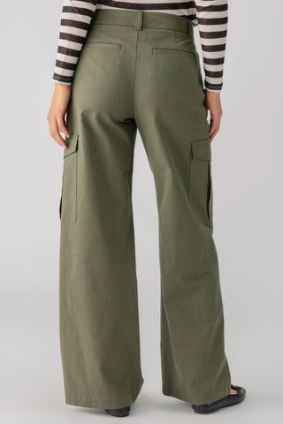 SANCTUARY | Frankie Cargo High Rise Pant in Dark Olive