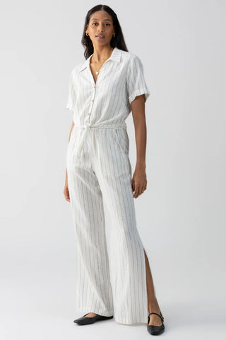 SANCTUARY | Ocean Front Wide Leg Pant in Biarritz Stripe