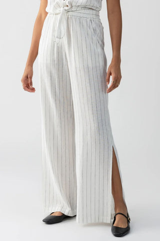 SANCTUARY | Ocean Front Wide Leg Pant in Biarritz Stripe