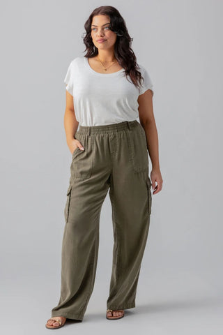 SANCTUARY | Relaxed Reissue Pant in Burnt Olive