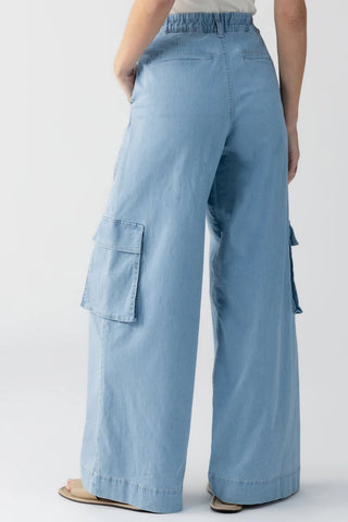 SANCTUARY | Sunset Denim Pant in Pale Blue