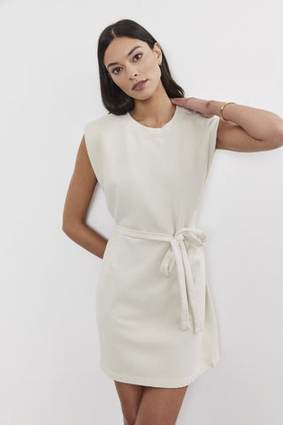 VELVET | Adeline French Terry Dress in Putty