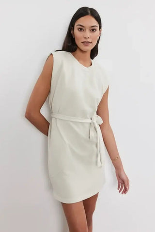 VELVET | Adeline French Terry Dress in Putty