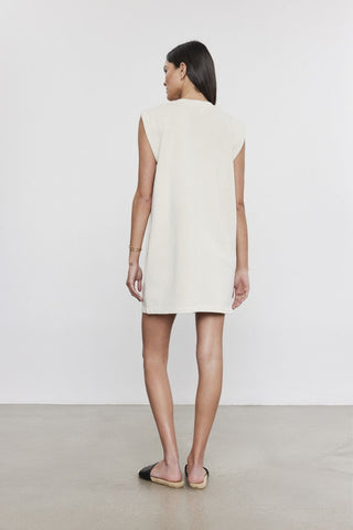 VELVET | Adeline French Terry Dress in Putty