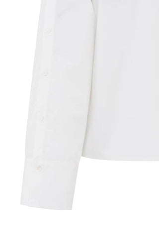 YAYA | Blouse with Button Detail in White