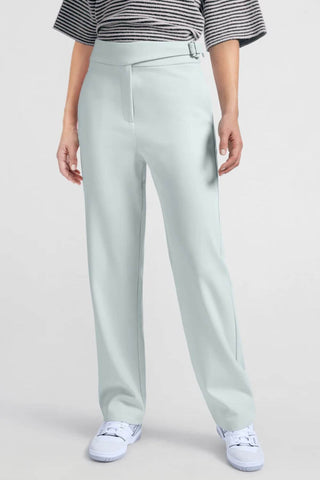 YAYA | High Waisted Trousers in Northern Droplet Grey