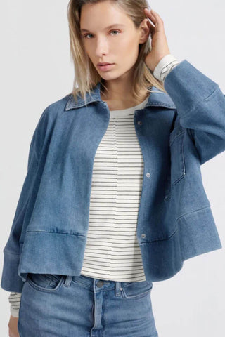 YAYA | Oversize Denim Jacket in Blue