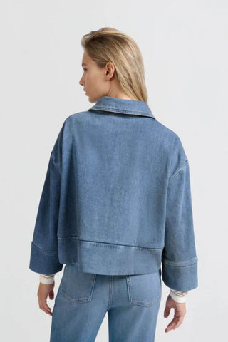 YAYA | Oversize Denim Jacket in Blue